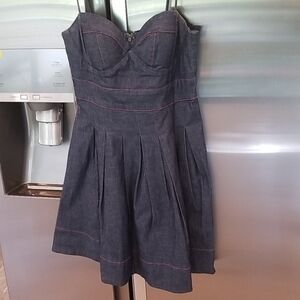 💕RUBBER DUCKY💕 Denim Mini Dress M Medium Blue